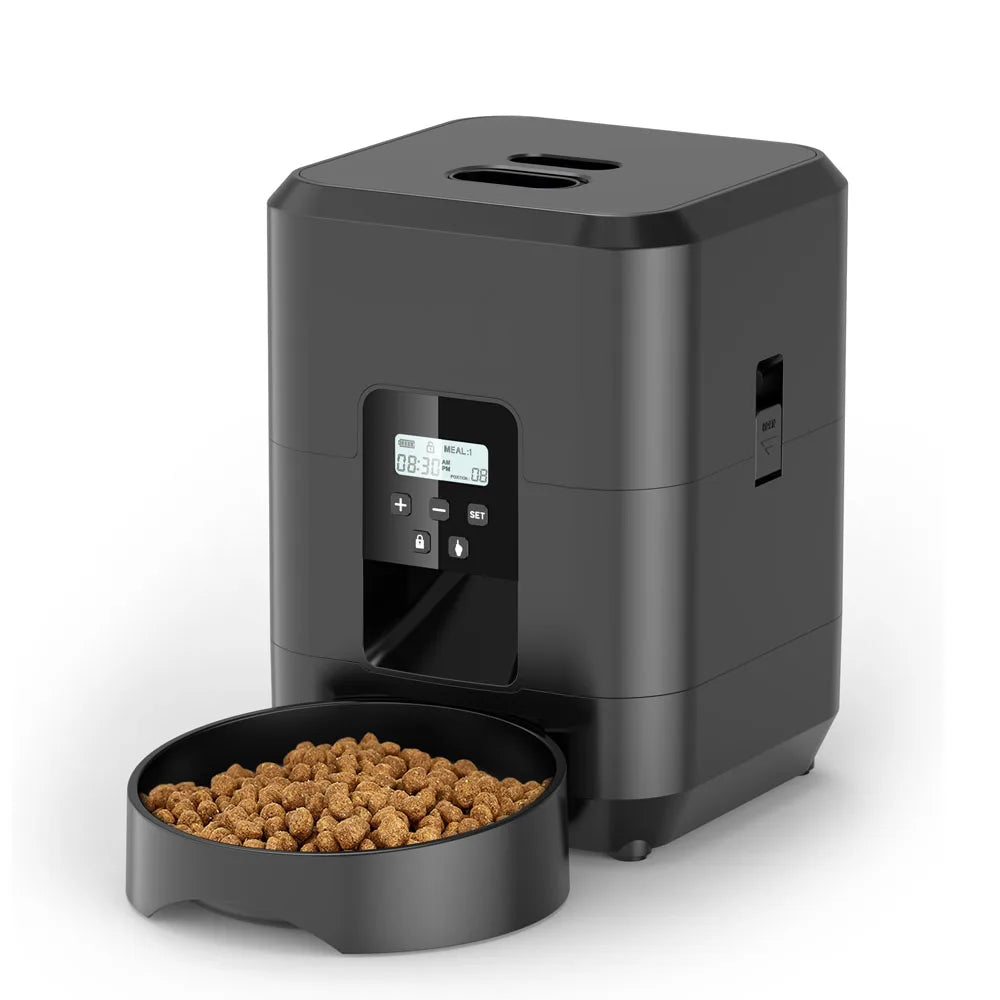 Smart Automatic Pet Feeder with Timed Portion Control for Cats & Dogs