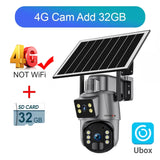 4K Dual-Lens Solar Cam – 4G AI Wireless Security