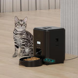 Distributeur automatique intelligent de nourriture pour animaux de compagnie avec contrôle des portions chronométrées pour chats et chiens 