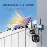 4K Dual-Lens Solar Cam – 4G AI Wireless Security