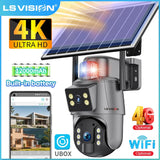 4K Dual-Lens Solar Cam – 4G AI Wireless Security